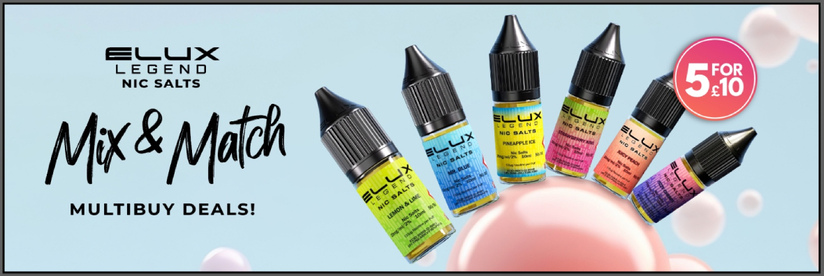 Elux Nic Salts flavours