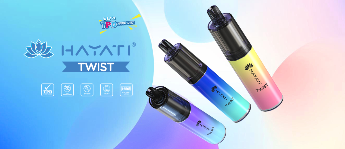 Hayati Twist Disposable Vape Design