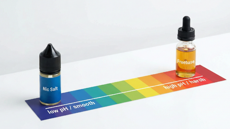 nic salt freebase ph scale smoothness