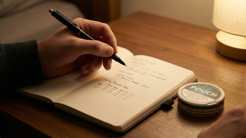 tracking daily nicotine pouch intake