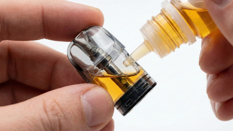 how to fill refillable vape pod