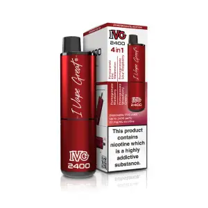 Pomegranate Edition (4 in 1) IVG Bar Crystal 2400 Disposable Vape