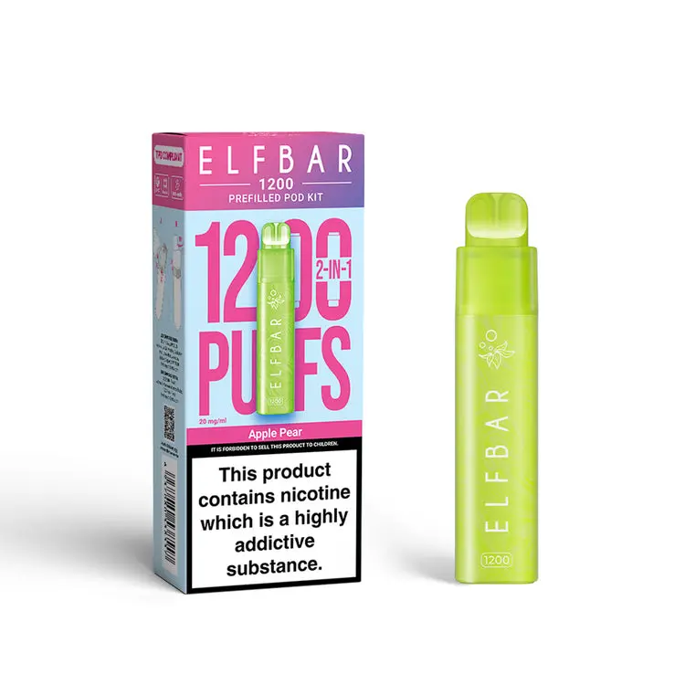 Apple Pear Elf Bar 1200 Prefilled Pod Vape Kit