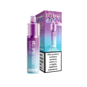 Blue Sour Raspberry Feoba Big Bar 6000 Disposable Vapes 