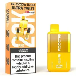 Triple Mango / Peach Mango Bloody Bar Ultra Twist 20K Disposable Vape