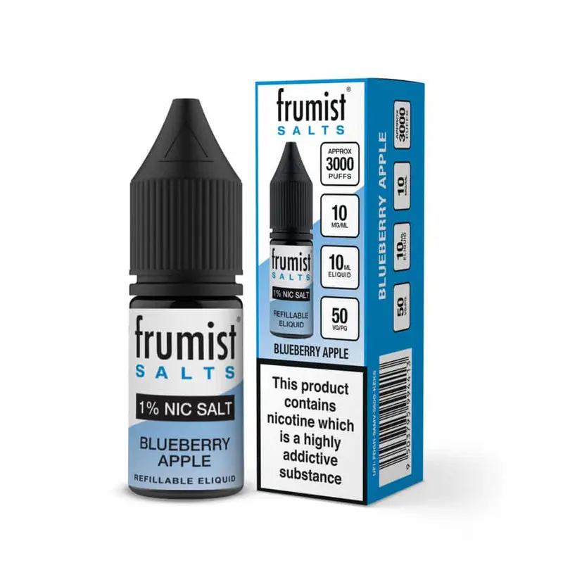 Blueberry Apple Nic Salt 10ml by Frumist