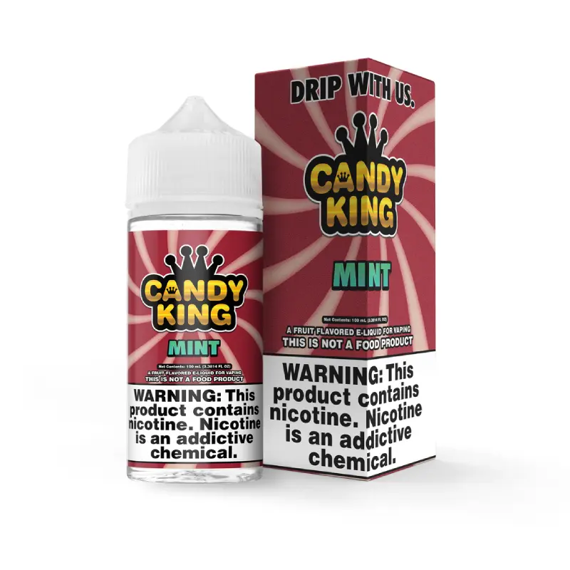 Mint by Candy King 100ml Shortfill E-liquids