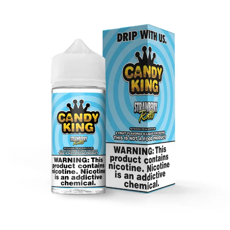 Strawberry Rolls by Candy King 100ml Shortfill E-liquids