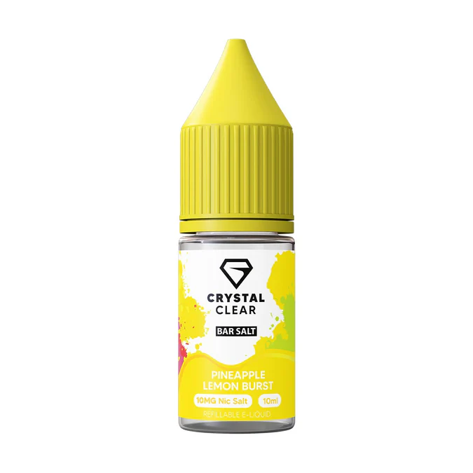 Pineapple Lemon Burst Nic Salt E-Liquid by Crystal Clear Bar Salts 10ml