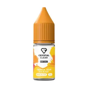 Tropical Sour Ice Blast Nic Salt E-Liquid by Crystal Clear Bar Salts 10ml - 10mg