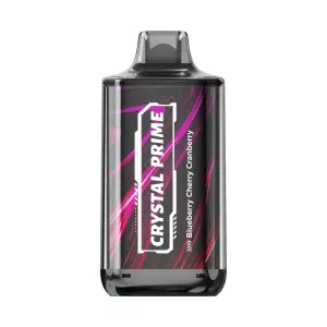 Blueberry Cherry Cranberry Crystal Prime Deluxe 18000 Disposable Vape