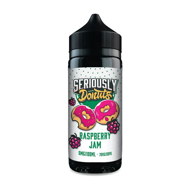 Raspberry Jam by Seriously Donuts 100ml Shortfill E-liquids