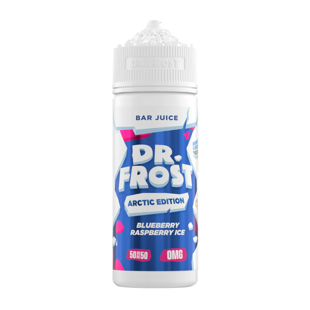 Blueberry Raspberry Ice by Dr Frost Arctic Edition 100ml Shortfill E Liquid