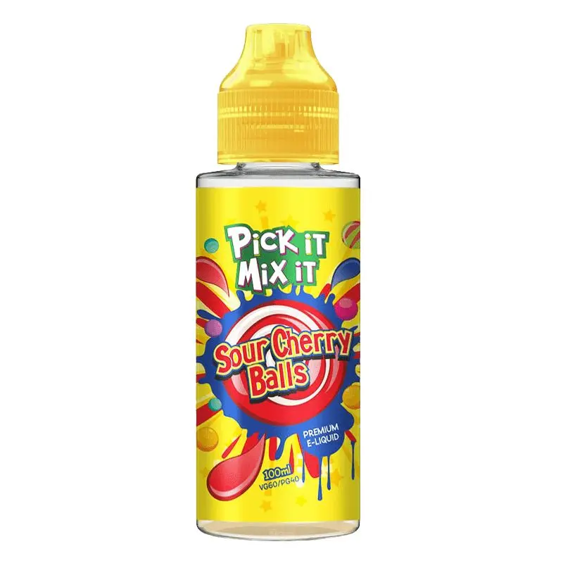  Sour Cherry Balls by Pick It Mix It E-Liquid 100ml 