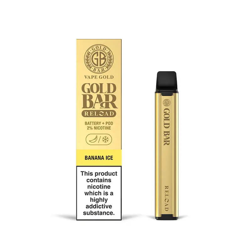 Gold Bar Reload Disposable Pod Kit | Banana Ice