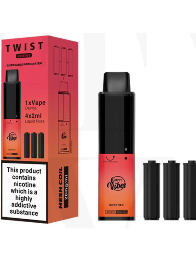 Sweeties Happy Vibes Twist 2400 Disposable Vape 