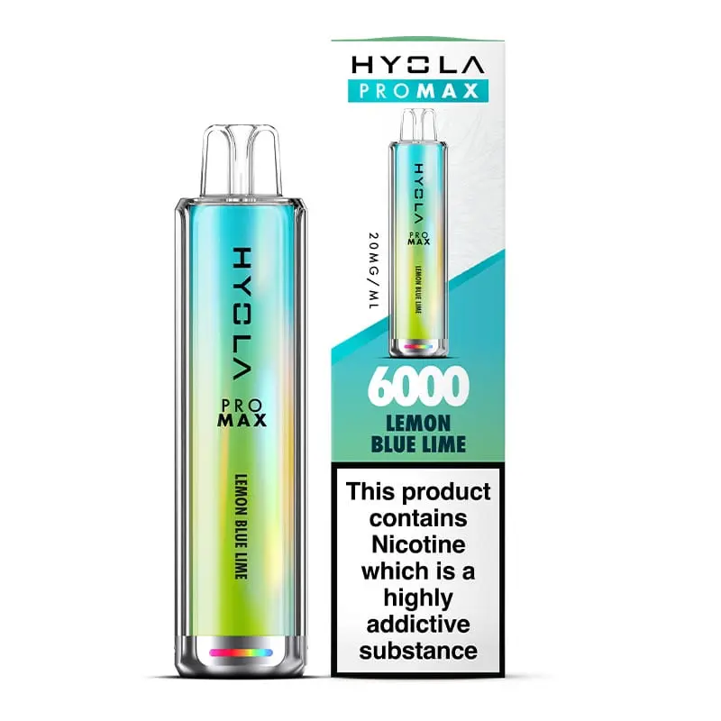 Lemon Blue Lime Hyola Pro Max HY6000 Disposable Vape Kit 