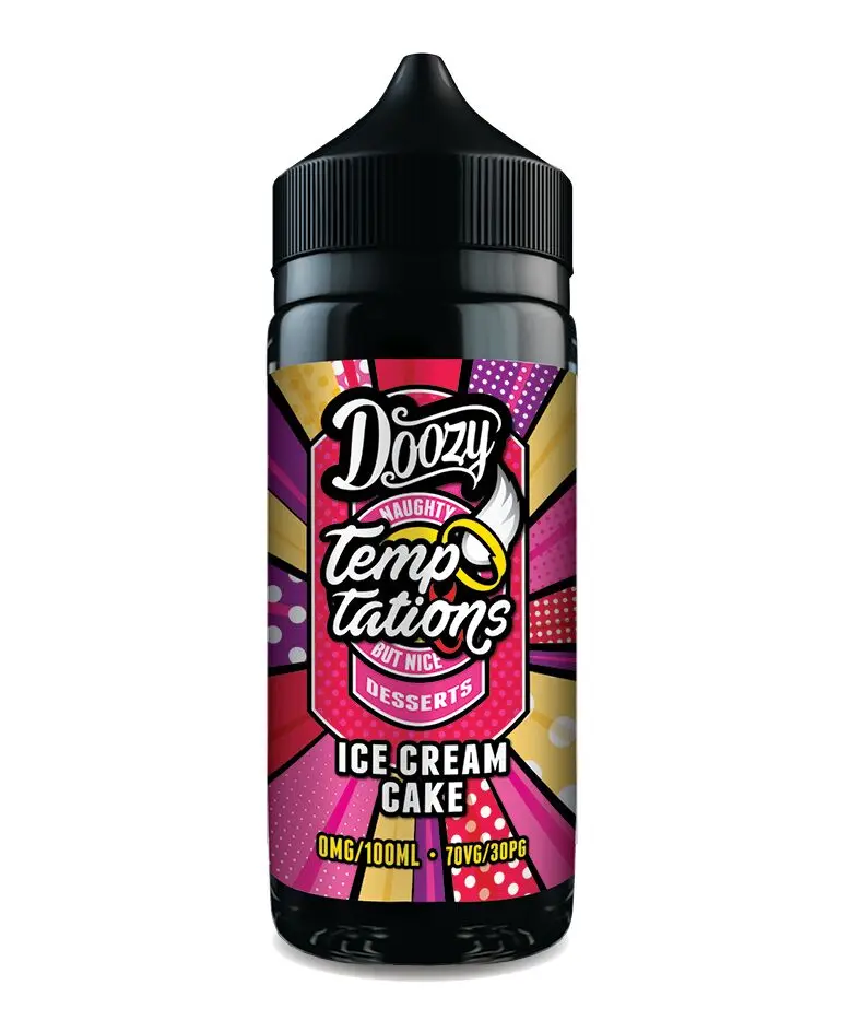 Ice Cream Cake by Doozy Temptations 100ml Shortfill E-liquid