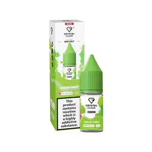 Fresh Mint Nic Salt E-Liquid by Crystal Clear Bar Salts 10ml - 10mg