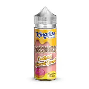 Custard Glazed Donut E-liquid Shortfill by Kingston Desserts 100ml