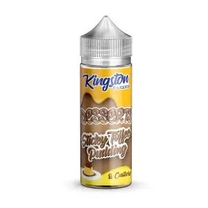 Sticky Toffee Pudding E-liquid Shortfill by Kingston Desserts 100ml