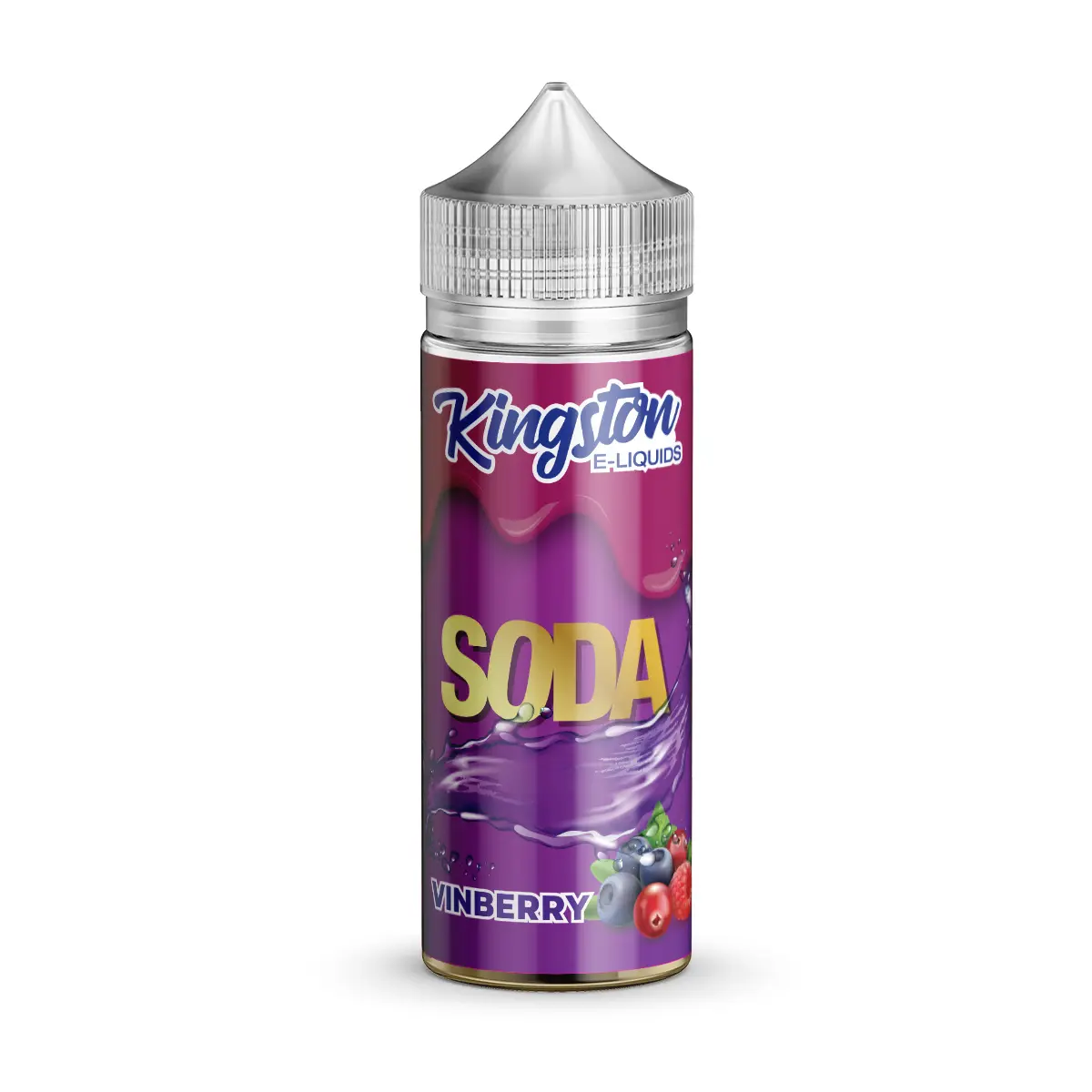 Vinberry Nic Salt E-Liquid by Kingston Soda 100ml 