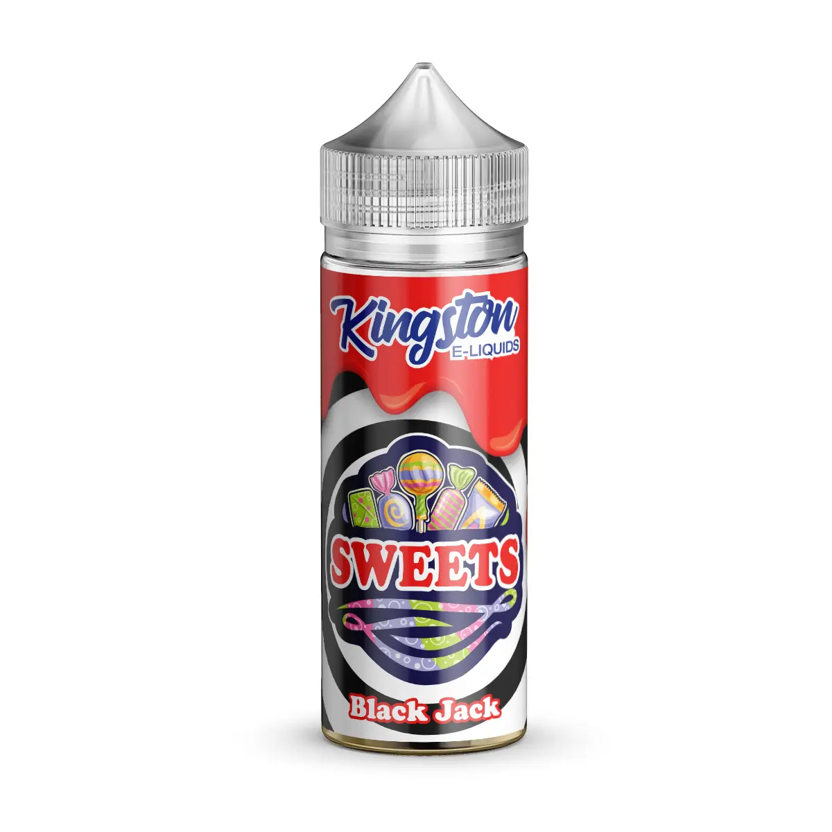 Black Jack by Kingston Sweets 100ml E-Liquid Shorfill