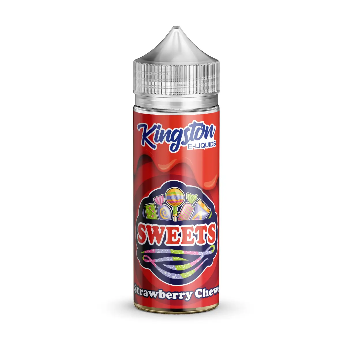 Strawberry Chews by Kingston Sweets 100ml E-Liquid Shorfill