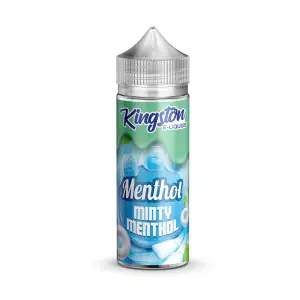 Minty Menthol 100ml Shortfill E-Liquid by Kingston