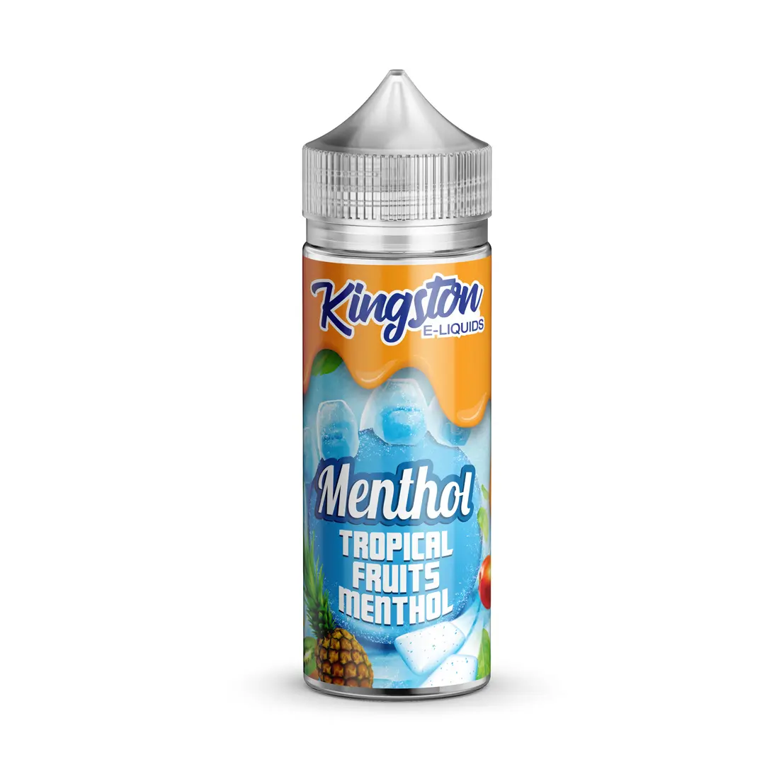 Tropical Fruits Menthol 100ml Shortfill E-Liquid by Kingston