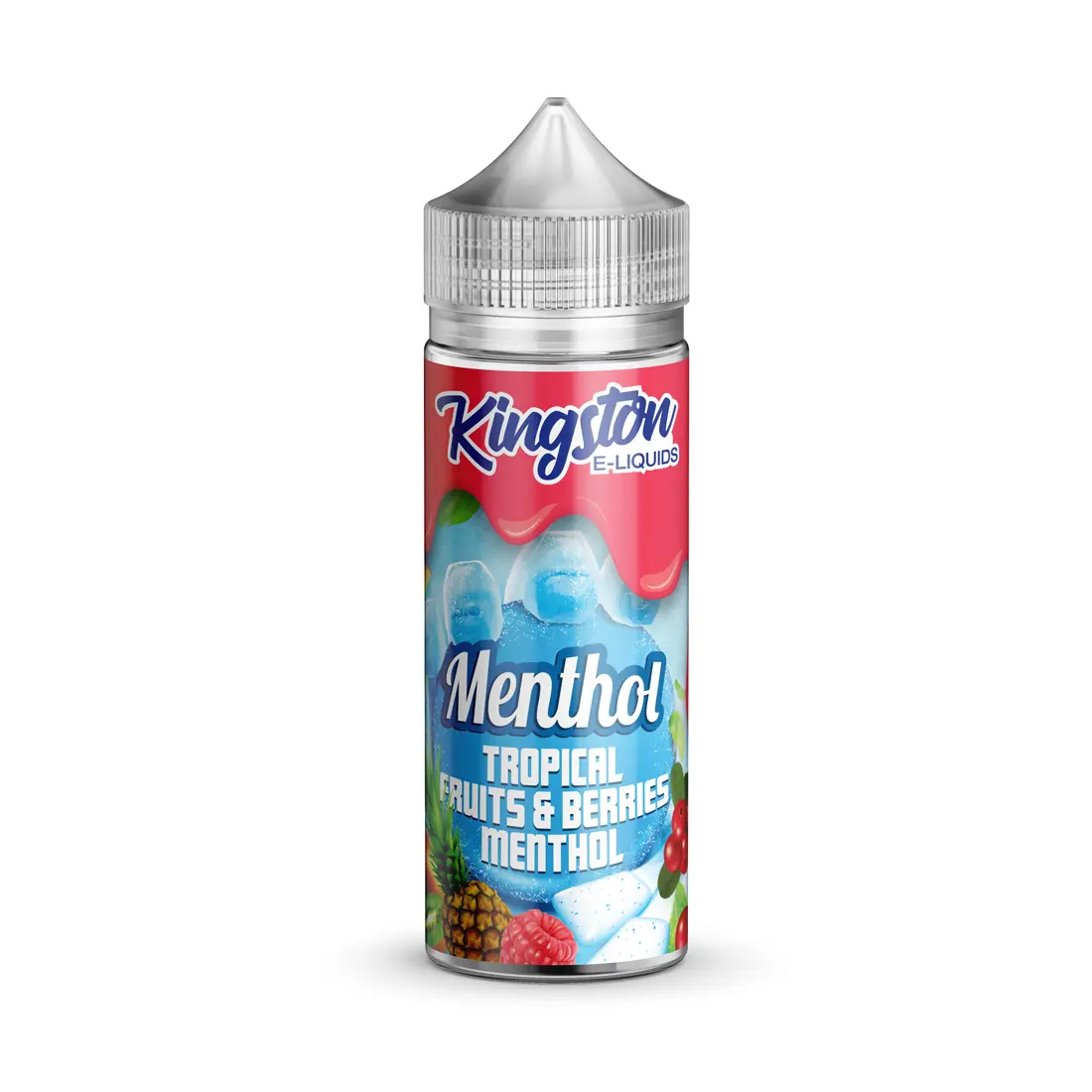 Tropical Fruits Berries Menthol 100ml Shortfill E-Liquid by Kingston