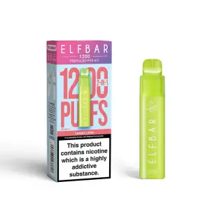 Lemon Lime Elf Bar 1200 Prefilled Pod Vape Kit