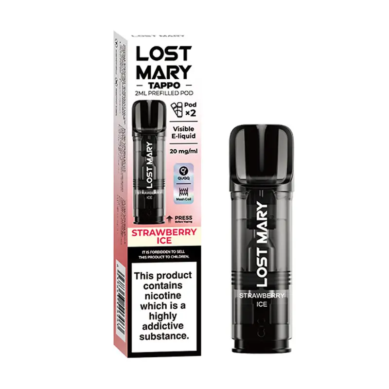 Strawberry Ice | Lost Mary Tappo Prefilled Pods