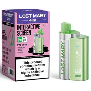 Apple Edition Lost Mary 4 in 1 3200 Puffs Disposable Vape Kit 