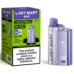 Berry Edition Lost Mary 4 in 1 3200 Puffs Disposable Vape Kit 