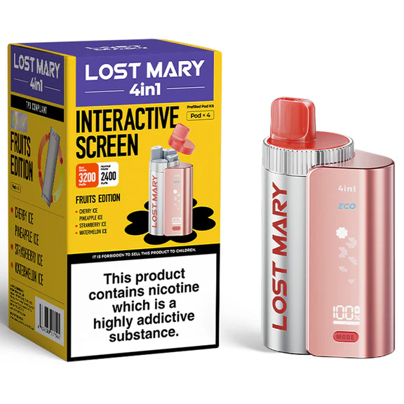 Fruits Edition Lost Mary 4 in 1 3200 Puffs Disposable Vape Kit 