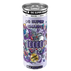 OG Super Smash 10000 Disposable Vapes - Blue Razz Ice