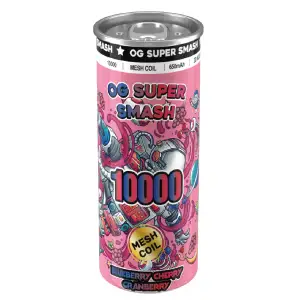 OG Super Smash 10000 Disposable Vapes - Blueberry Cherry Cranberry