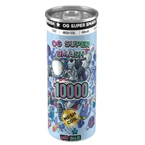 OG Super Smash 10000 Disposable Vapes - Mr Blue