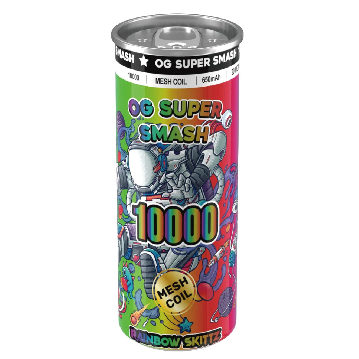 OG Super Smash 10000 Disposable Vapes - Rainbow