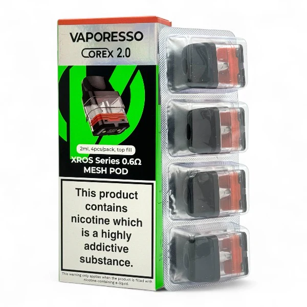 Vaporesso Xros Corex 2.0  Refillable Replacement Pods | 0.6 ohm Mesh Pod