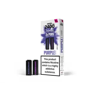 Vapes Bars Angel 2400 Disposable Prefilled Vape Pods | Purple Edition