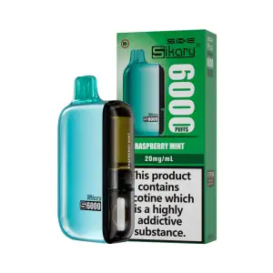 Raspberry Mint Sikary S6000 Disposable Vape Kit