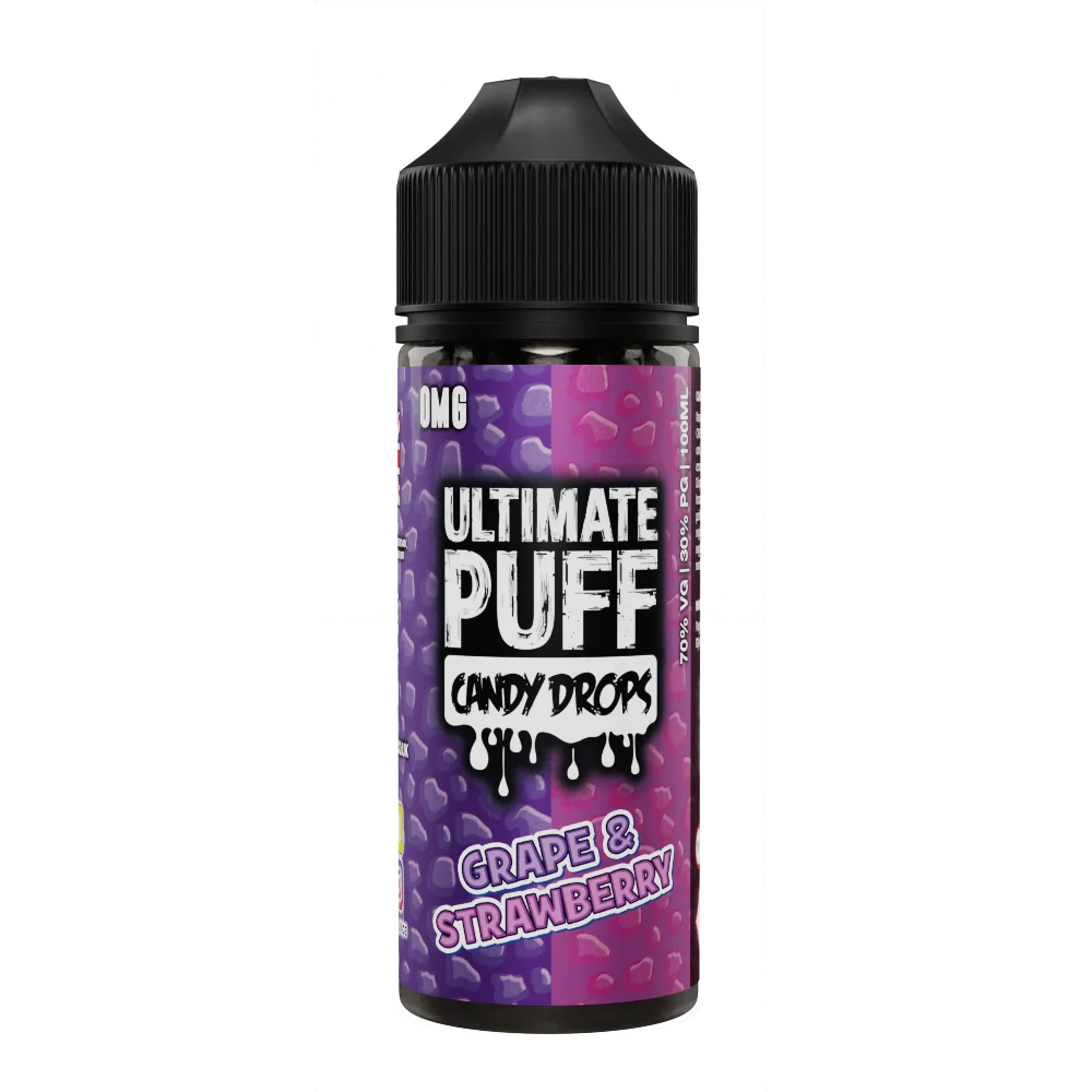 Grape & Strawberry by Ultimate Puff Candy Drops 100ml Shortfill E Liquid