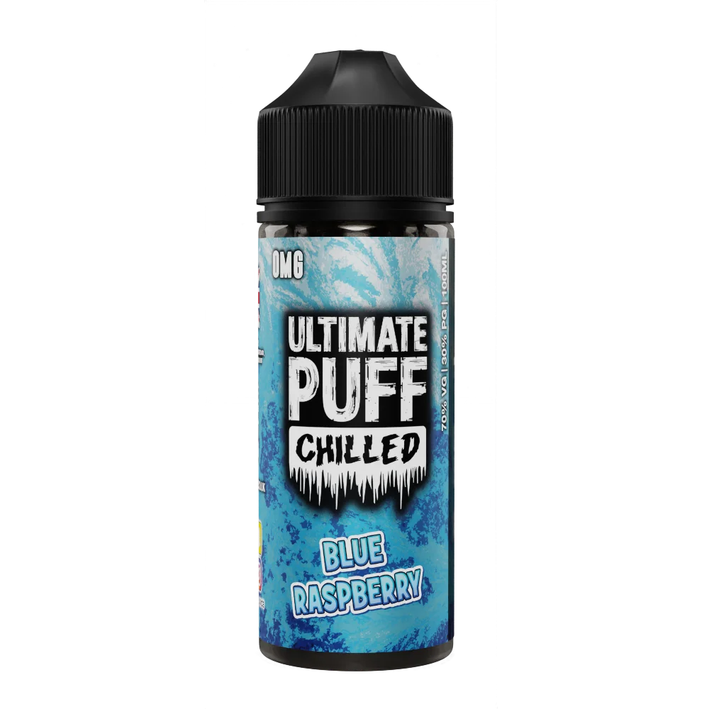 Blue Raspberry by Ultimate Puff Chilled 100ml Shortfill E Liquid