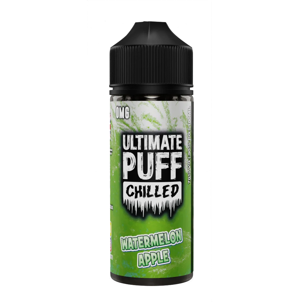 Watermelon Apple by Ultimate Puff Chilled 100ml Shortfill E Liquid