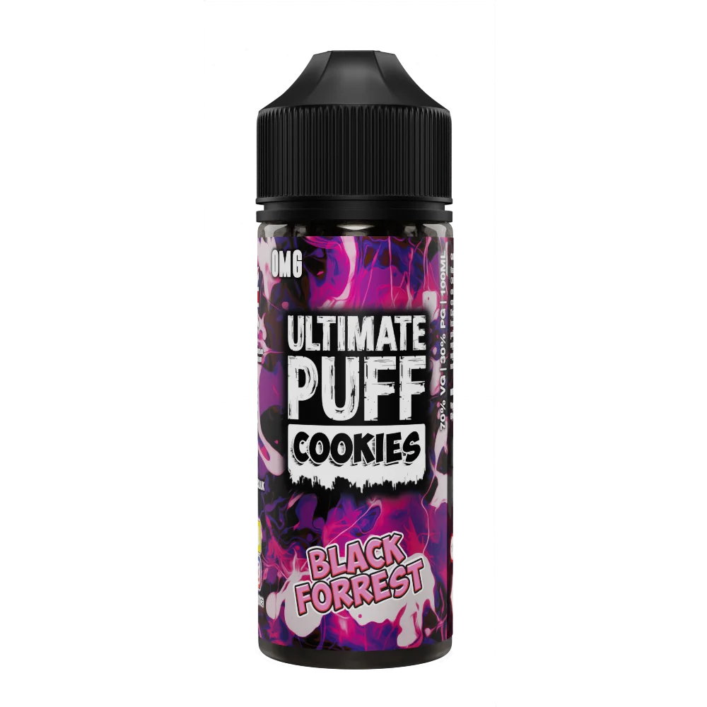 Black Forest by Ultimate Puff Cookies 100ml Shortfill E Liquid