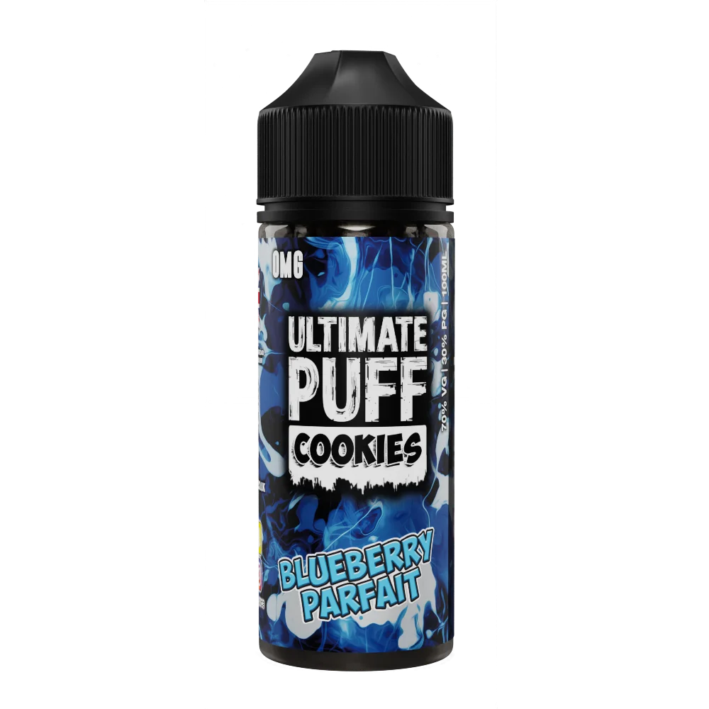 Blueberry Parfait by Ultimate Puff Cookies 100ml Shortfill E Liquid 