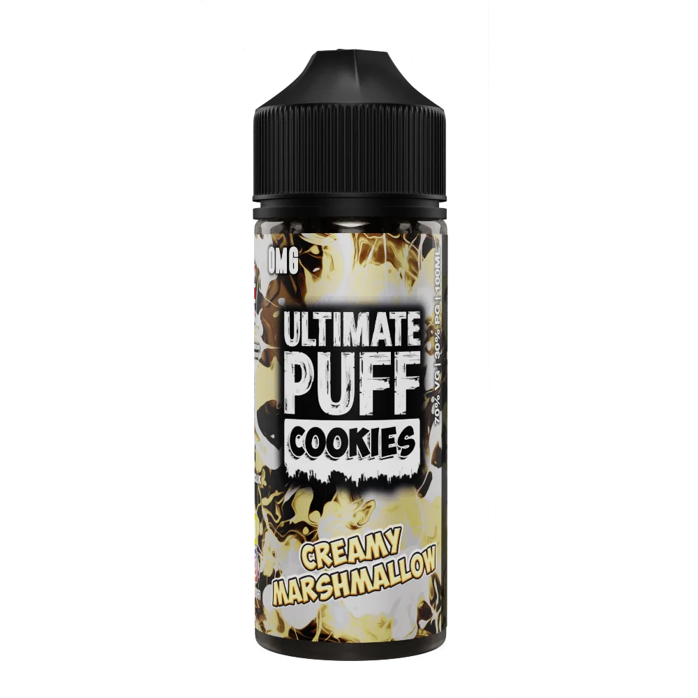  Creamy Marshmallow by Ultimate Puff Cookies 100ml Shortfill E Liquid