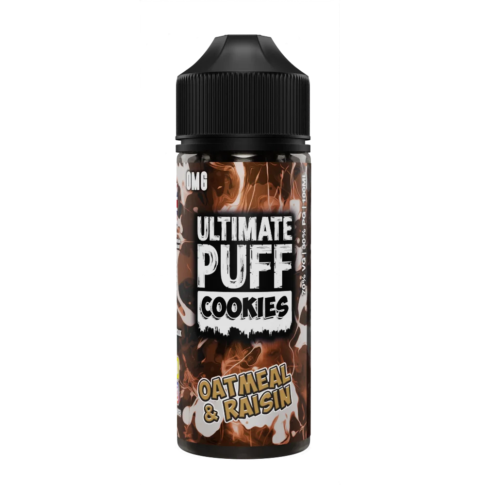 Oatmeal & Raisin by Ultimate Puff Cookies 100ml Shortfill E Liquid